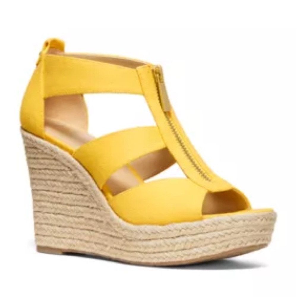 Michael Kors Damita Espadrille Platform Wedge Sandal